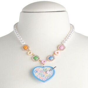 BETSEY JOHNSON CEREAL BOWL PENDANT NECKLACE - NWT